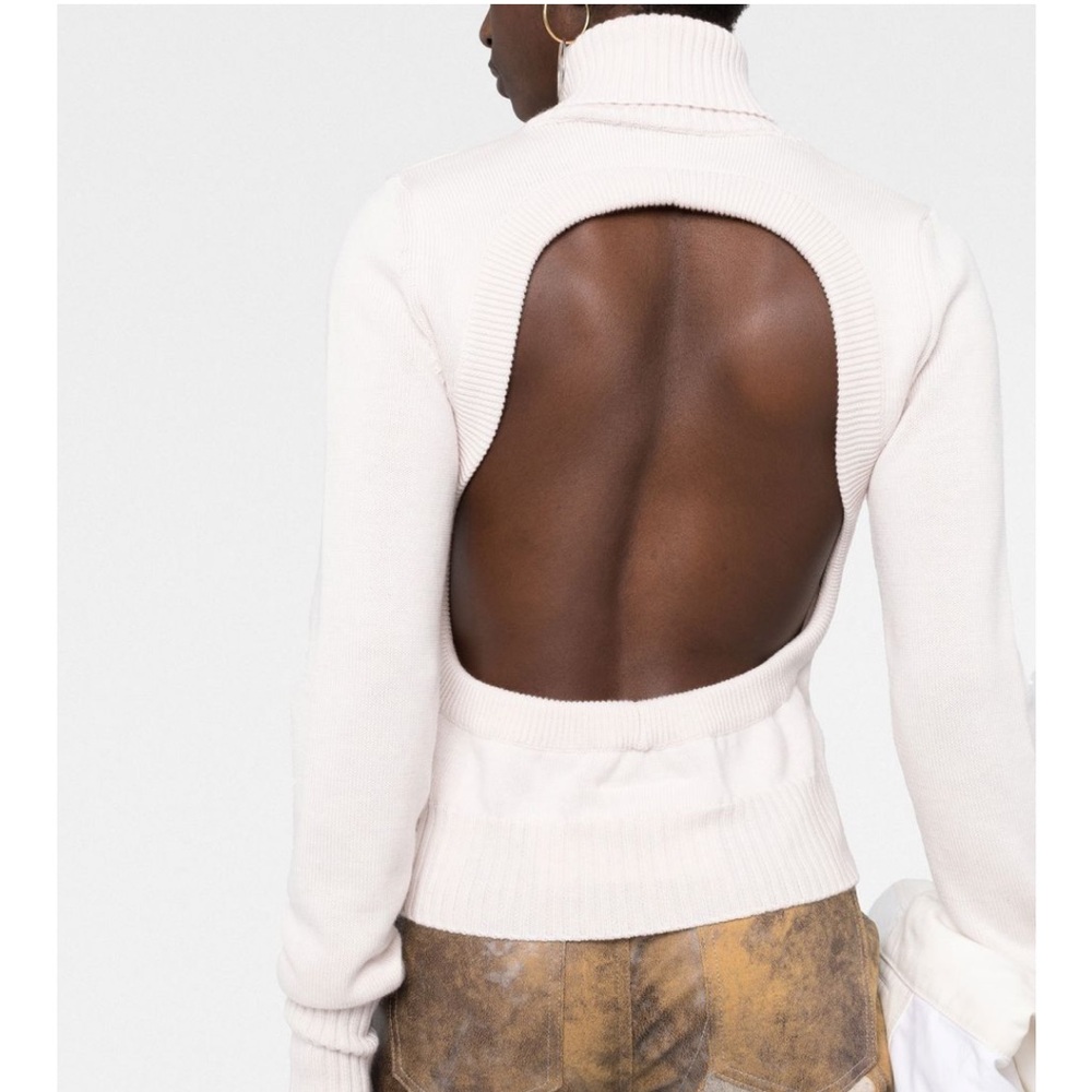 MM6 Maison Margiela open back sweater. Brand new